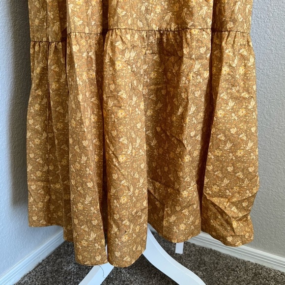 Christy Dawn The Paloma Dress in Biscotti Cosmos Floral Size Small - Picture 7 of 14